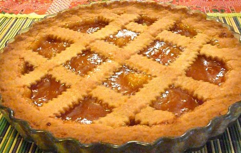 Crostata di marmellata di albicocche